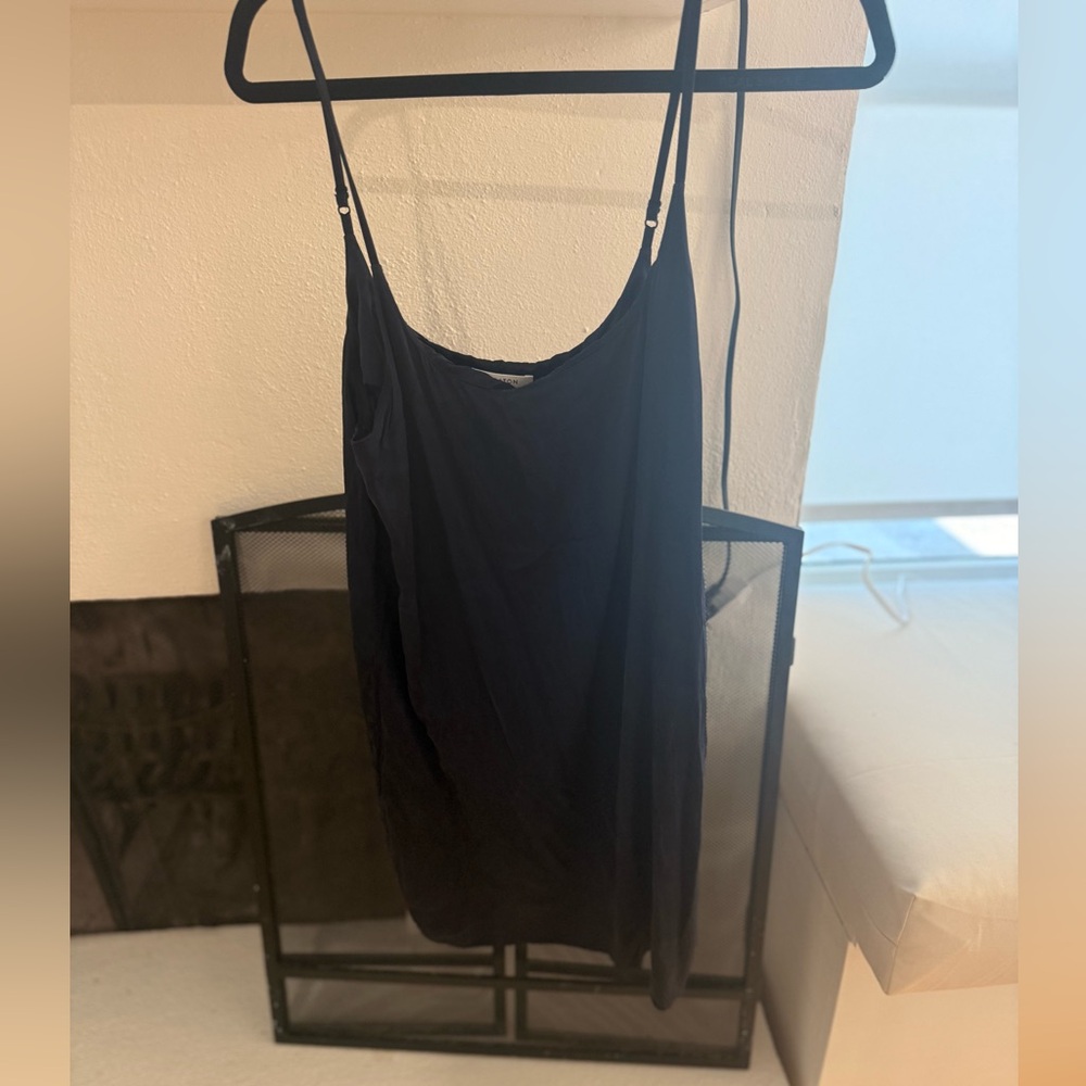 Babaton Navy Short Slip Dress